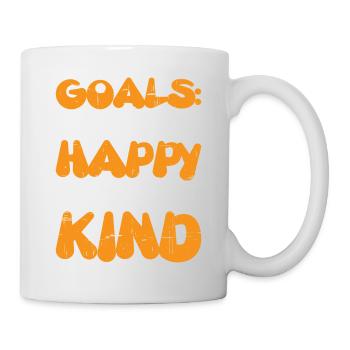 Goals Be Happy, Be Child 4 - Mug - white - Right