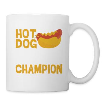 Hot Dog Eating Champion 4 - Tasse - Weiß - Rechts