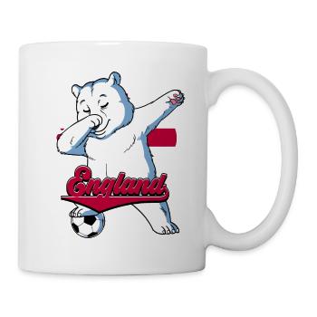 England Fußball - Tasse - Weiß - Rechts