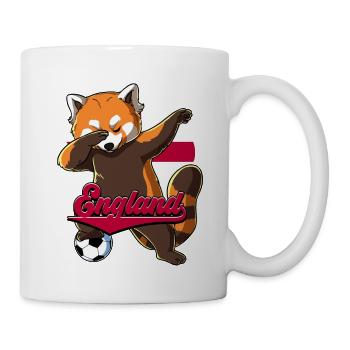 England Fußball - Tasse - Weiß - Rechts