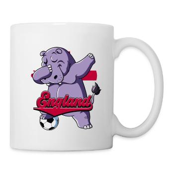England Fußball - Tasse - Weiß - Rechts