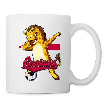 England Fußball - Tasse - Weiß - Rechts