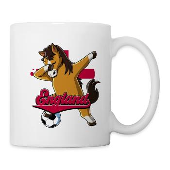 England Fußball - Tasse - Weiß - Rechts