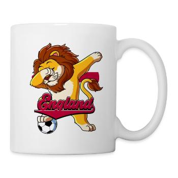 England Fußball - Tasse - Weiß - Rechts