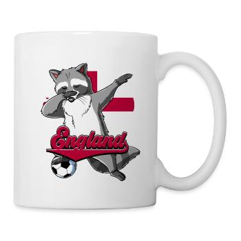 England Fußball - Tasse - Weiß - Rechts