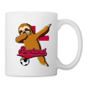 England Fußball - Tasse - Weiß - Rechts