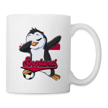 England Fußball - Tasse - Weiß - Rechts