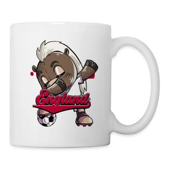 England Fußball - Tasse - Weiß - Rechts