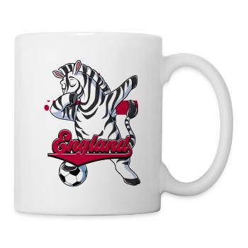 England Fußball - Tasse - Weiß - Rechts
