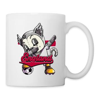 England Fußball - Tasse - Weiß - Rechts