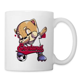 England Fußball - Tasse - Weiß - Rechts