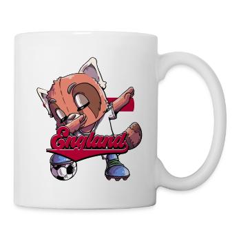 England Fußball - Tasse - Weiß - Rechts