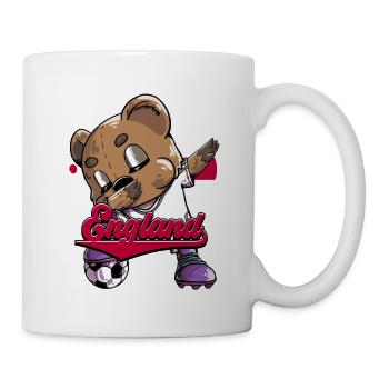 England Fußball - Tasse - Weiß - Rechts