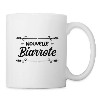 Nouvelle Biarrote - Idée cadeau bébé - Mug blanc - blanc - Droite