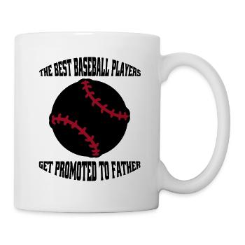Baseball Dad Baseballliebhaber Vater Baseballspiel - Tasse - Weiß - Rechts