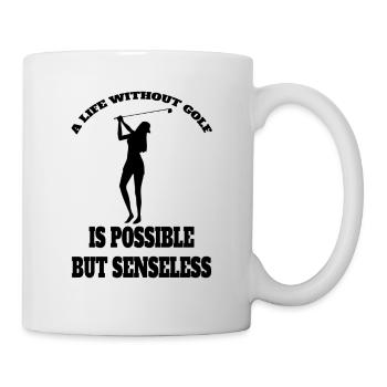 Golf Saying Golf Ball Golfer Golfer Golf Clubs - Mug - white - Right