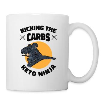 Keto Ninja Diet Ketogenic Food Ninja Lovers - Mug - white - Right