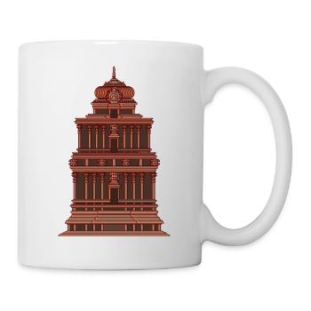 Ancient Astronaut Theorie Vimana Tempel - Tasse - Weiß - Rechts
