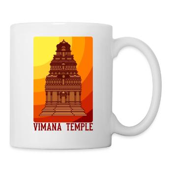 Ancient Astronaut Theorie Vimana Tempel - Tasse - Weiß - Rechts
