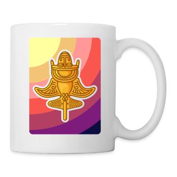 Ancient Astronaut Theorie Quimbaya Flugzeug - Tasse - Weiß - Rechts
