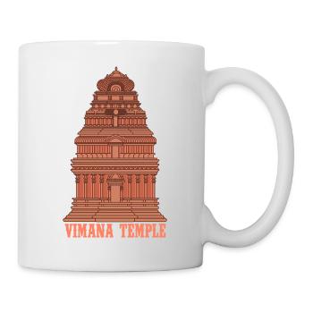 Ancient Astronaut Theorie Vimana Tempel - Tasse - Weiß - Rechts