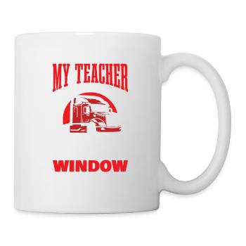 Mon professeur avait tort, je serai pour - Mug blanc - blanc - Droite