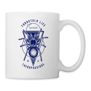 Tarentule Géométrique Indie Pet Spider Propriétaire Vintage - Mug blanc - blanc - Droite