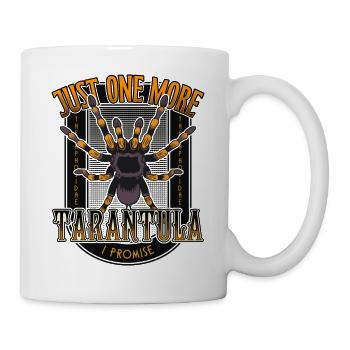 Nur noch eine Tarantel verspreche ich Tattoo Style - Tasse - Weiß - Rechts