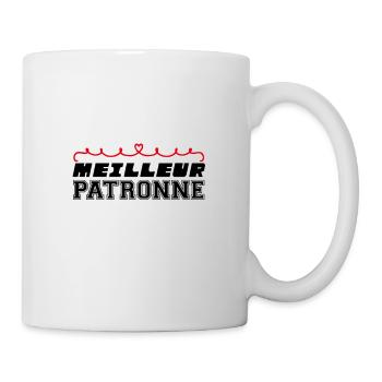 MEILLEUR PATRONNE DU MONDE - Mug blanc - blanc - Droite