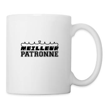 MEILLEUR PATRONNE DU MONDE - Mug blanc - blanc - Droite