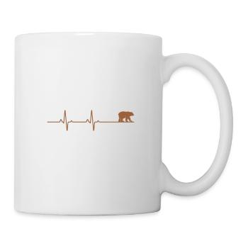 Bärenherzschlag - Tasse - Weiß - Rechts