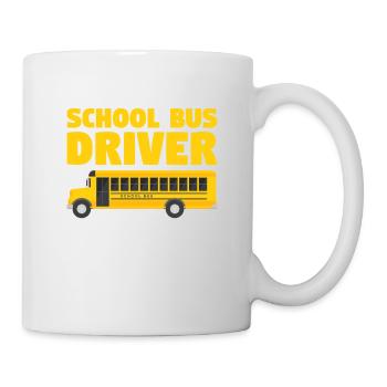 Once You Become A School Bus Driver All Problems - Mug - white - Right
