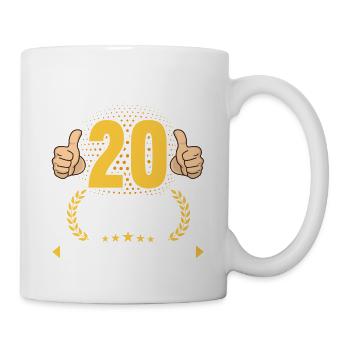 it took me 20 Years to look this good 20 Birthday - Tasse - Weiß - Rechts