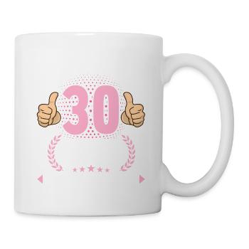 it took me 30 Years to look this good 30 Birthday - Tasse - Weiß - Rechts