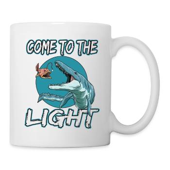 Come To The Light Elasmosaurus Laternenfisch - Tasse - Weiß - Rechts