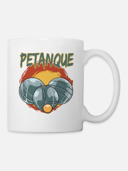 Petanque Petanque Geschenke für einen Petanque - Tasse - Weiß