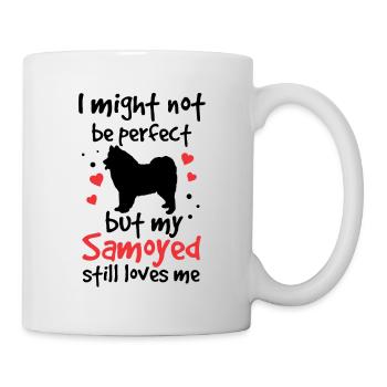 Samojede ist nicht perfekt Samojedenspitz - Tasse - Weiß - Rechts