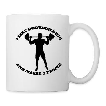 Culturiste Musculation Fitness Athlètes Muscle - Mug blanc - blanc - Droite