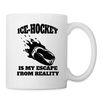 Eishockeyteam Geschenk Eishockey Wintersport - Tasse - Weiß - Rechts