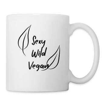 Végétalien Végétalien Bien-être animal Végétarien Végétarien - Mug blanc - blanc - Droite