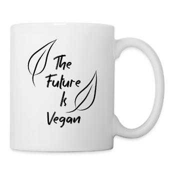 Végétalien Végétalien Bien-être animal Végétarien Végétarien - Mug blanc - blanc - Droite