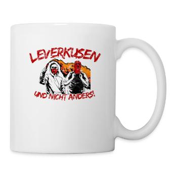 Leverkusen und nicht anders UPDATE - Tasse - Weiß - Rechts