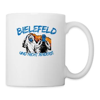 Bielefeld und nicht anders UPDATE - Tasse - Weiß - Rechts