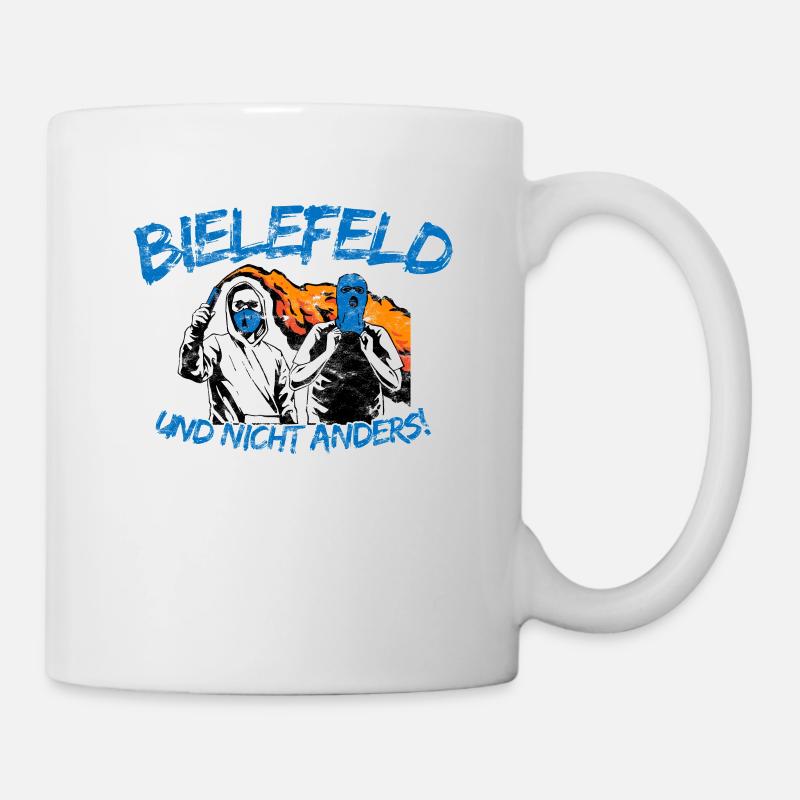 Bielefeld und nicht anders UPDATE - Tasse - Weiß