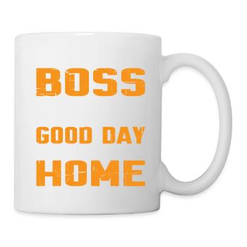 Mon patron m’a dit de passer une bonne journée. Je suis donc rentré chez moi 12 - Mug blanc - blanc - Droite