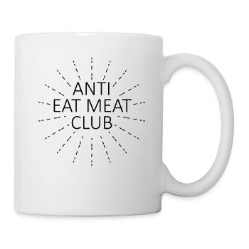 Végétalien Végétalien Bien-être animal Végétarien Végétarien - Mug blanc - blanc - Droite