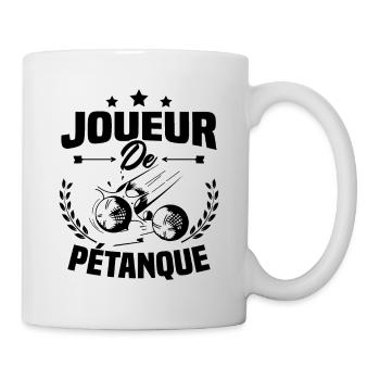 Joueur De Pétanque, Humour Cadeau Pétanque - Mug blanc - blanc - Droite