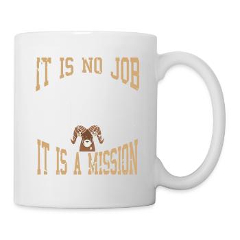 Ce n’est pas un travail d’être taxidermiste, c’est une mission - Mug blanc - blanc - Droite