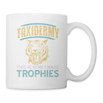 Taxidermie C’est comme ça que je fais des trophées vintage - Mug blanc - blanc - Droite