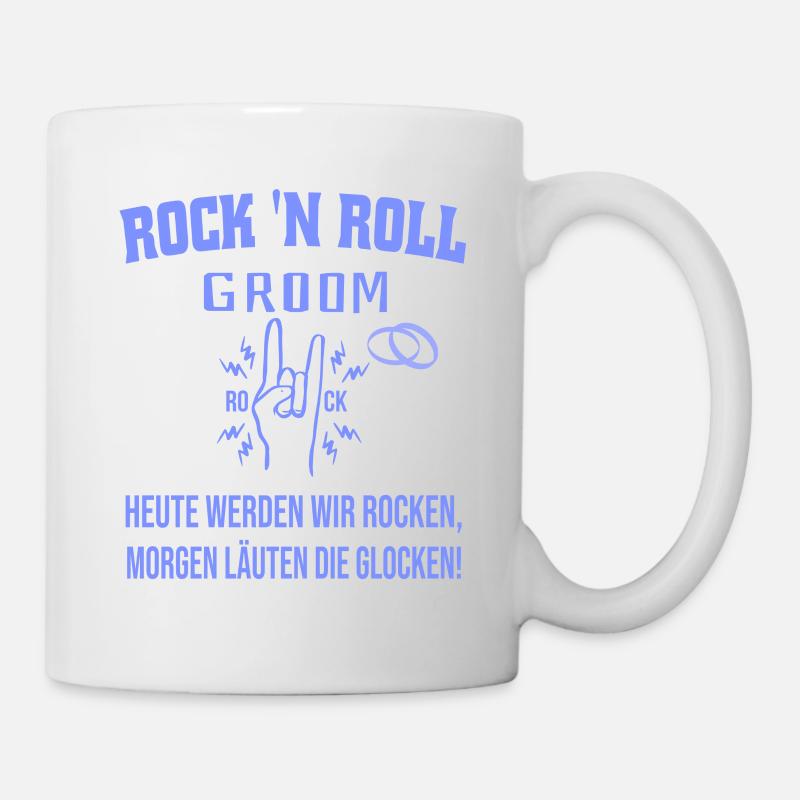 ROCK 'N ROLL GROOM - Mug - white